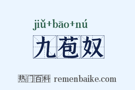 九苞奴是什么意思的图片